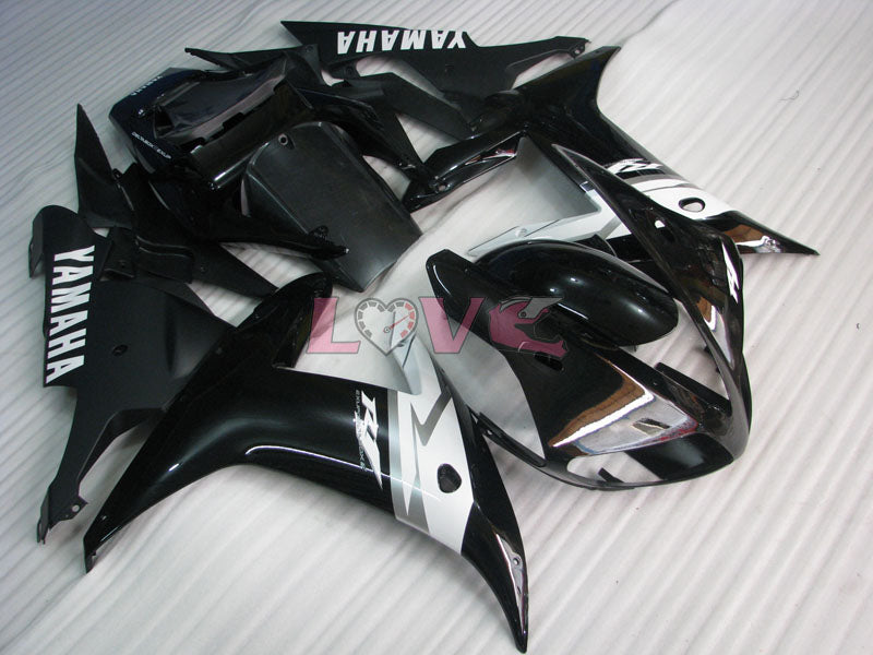 Factory Style - White Black Fairings and Bodywork For 2002-2003 YZF-R1 #LF3589