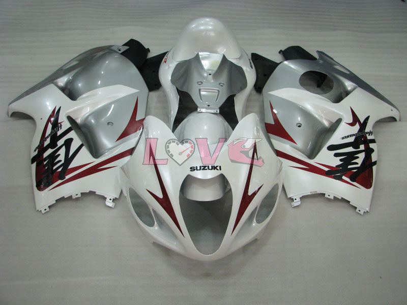 Factory Style - White Silver Fairings and Bodywork For 1999-2007 Hayabusa #LF3740