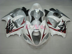 Factory Style - White Silver Fairings and Bodywork For 1999-2007 Hayabusa #LF3740
