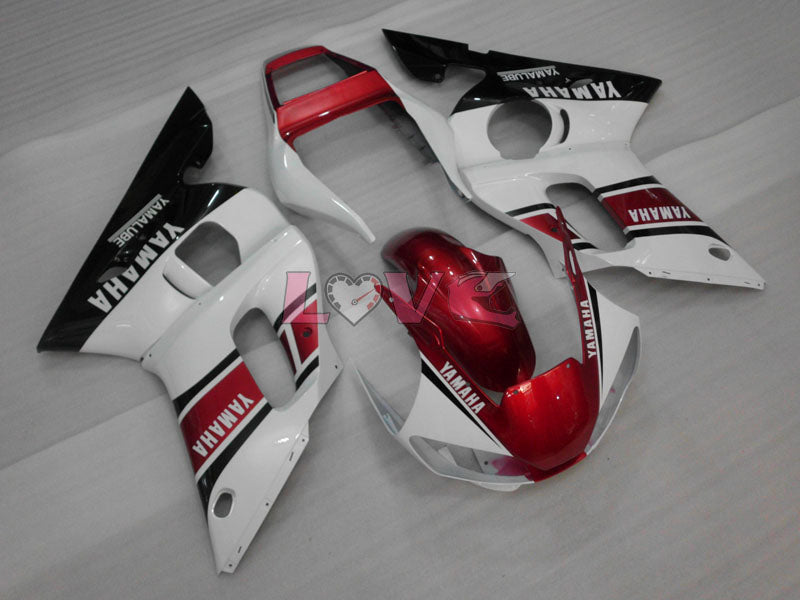 Factory Style - Red White Black Fairings and Bodywork For 1998-2002 YZF-R6 #LF3354