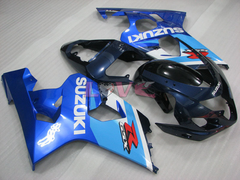 Factory Style - Blue White Fairings and Bodywork For 2004-2005 GSX-R750 #LF4066