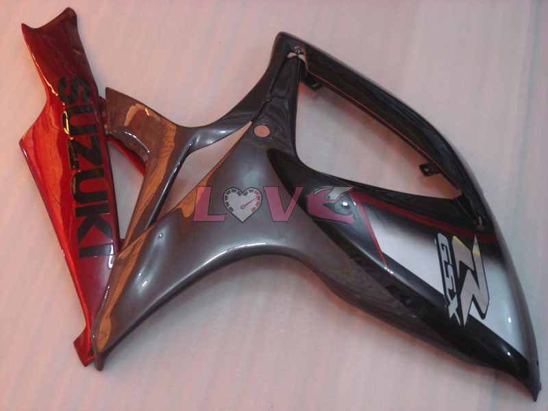 Factory Style - Red Black Fairings and Bodywork For 2006-2007 GSX-R600 #LF6282