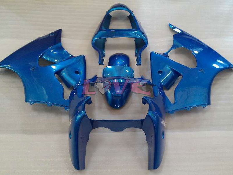 No sticker / decal Factory Style - Blue Fairings and Bodywork For 2000-2002 NINJA ZX-6R #LF3331