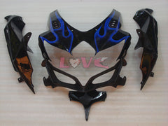 Flame - Blue Black Fairings and Bodywork For 2008-2010 GSX-R750 #LF6399