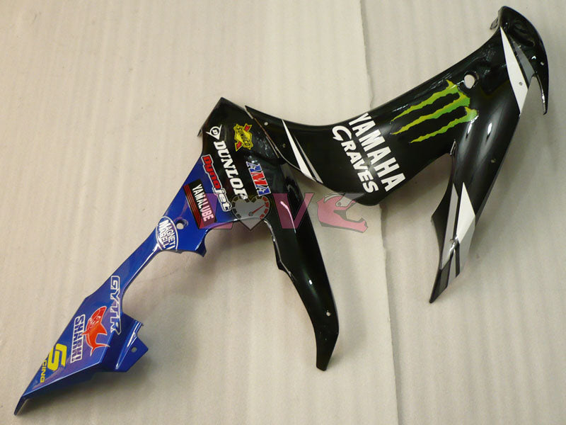 DUNLOP Monster - Blue Black Fairings and Bodywork For 2004-2006 YZF-R1 #LF6997