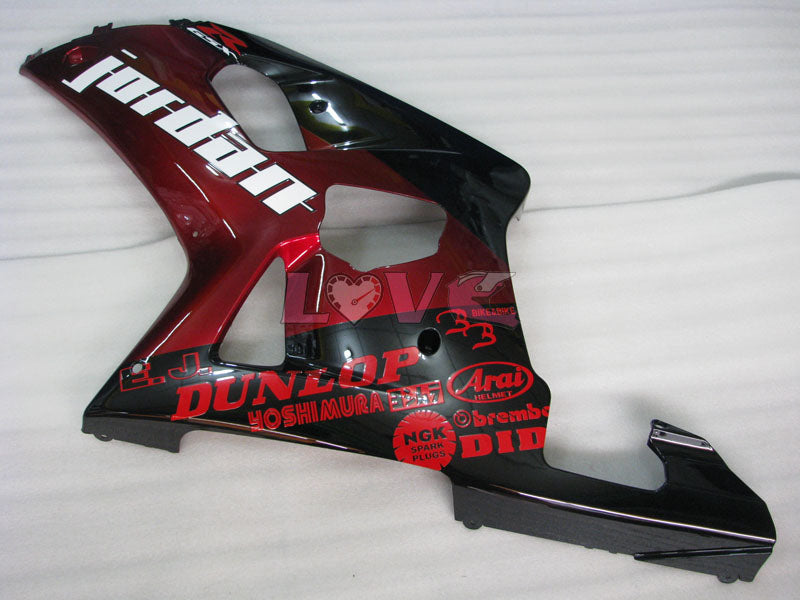 MOTUL - Red Black Fairings and Bodywork For 2000-2003 GSX-R750 #LF4198