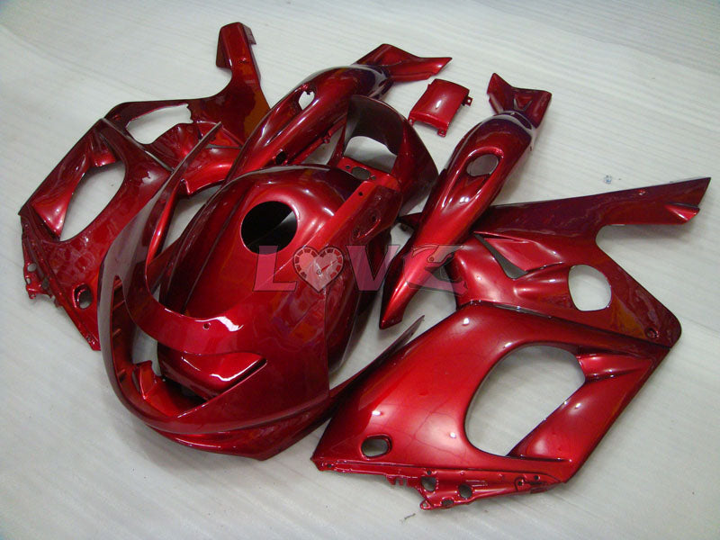 No sticker / decal Factory Style - Red wine color Fairings and Bodywork For 1997-2007 YZF600R #LF7937