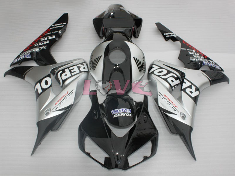 Repsol - Black Silver Fairings and Bodywork For 2006-2007 CBR1000RR #LF4380