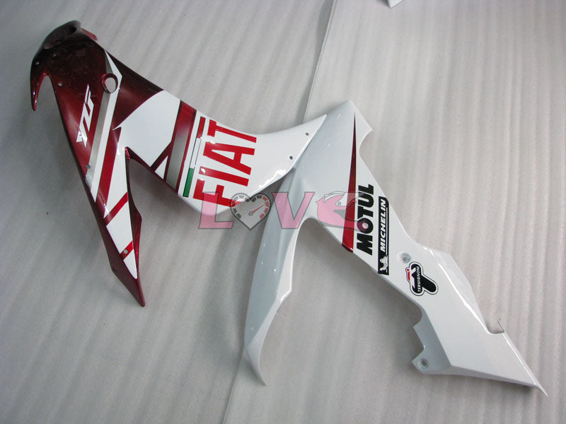 FIAT - Red White Fairings and Bodywork For 2004-2006 YZF-R1 #LF3708