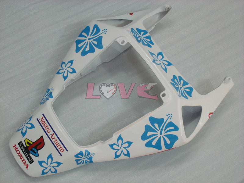 Nastro Azzurro - Blue White Fairings and Bodywork For 2006-2007 CBR1000RR #LF7208