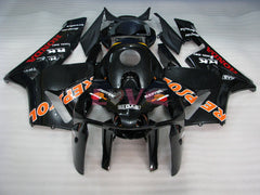 RK Repsol - Black Fairings and Bodywork For 2005-2006 CBR600RR #LF7492