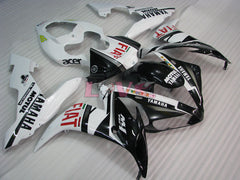 FIAT - White Black Fairings and Bodywork For 2004-2006 YZF-R1 #LF3712