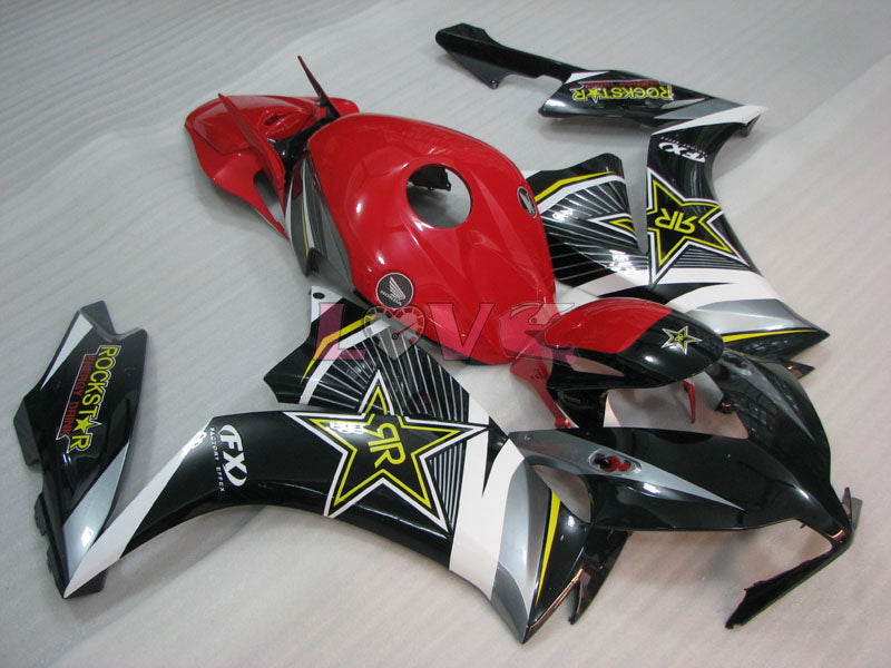 Rockstar - Red Black Fairings and Bodywork For 2012-2016 CBR1000RR #LF4322