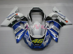 Monster - Blue White Black Fairings and Bodywork For 1998-2002 YZF-R6 #LF3370