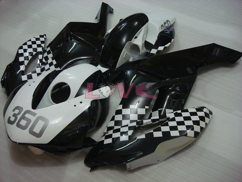 Factory Style Customize - White Black Fairings and Bodywork For 2004-2005 CBR1000RR #LF4412