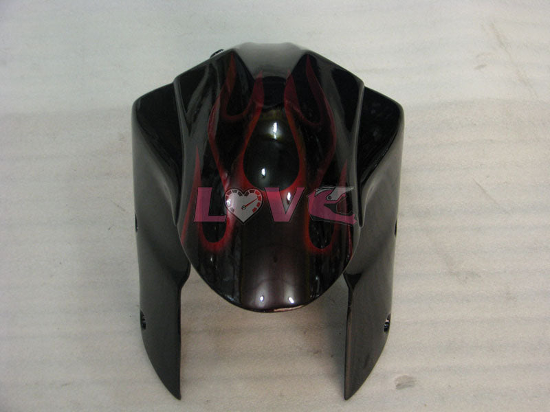 Flame - Red Black Fairings and Bodywork For 2004-2005 NINJA ZX-10R #LF6317