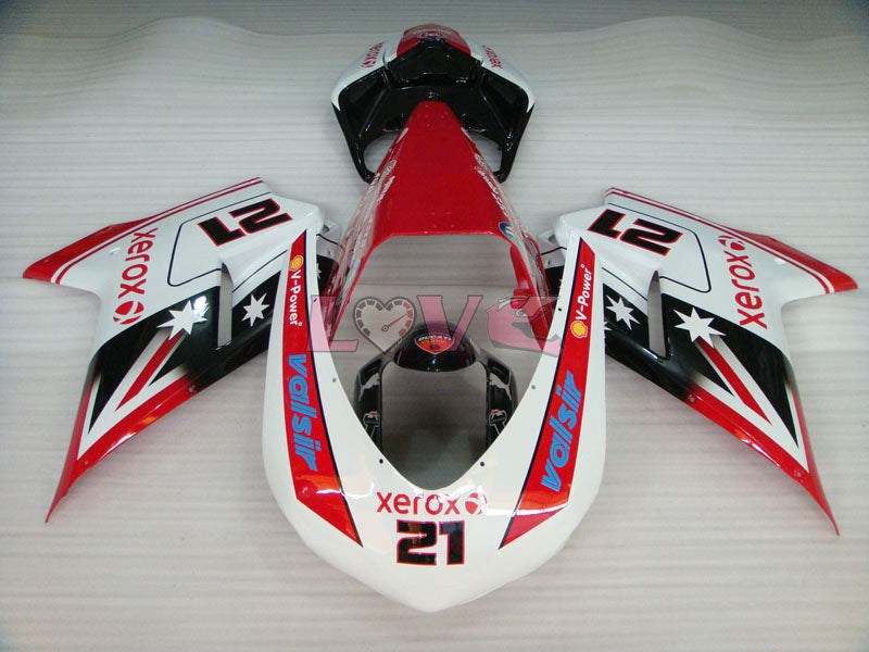 Xerox - Red White Fairings and Bodywork For 2007-2009 1098 #LF5619