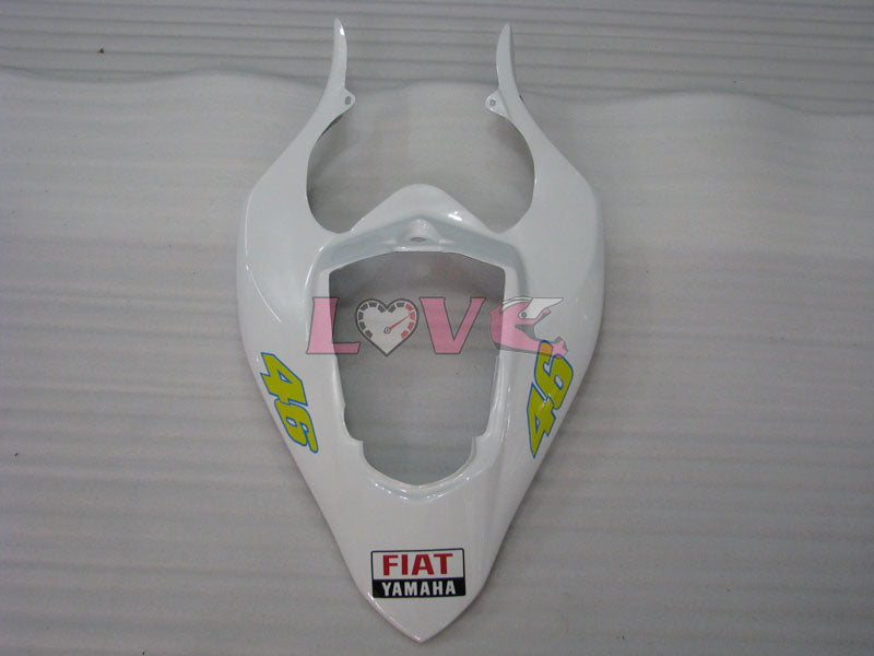 FIAT - White Black Fairings and Bodywork For 2004-2006 YZF-R1 #LF3712