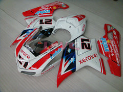 Xerox - Red White Fairings and Bodywork For 2007-2009 1098 #LF3137