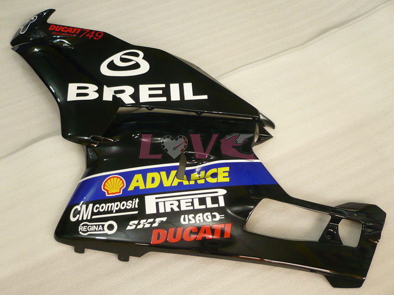 BREIL - White Black Fairings and Bodywork For 2003-2004 999 #LF5517