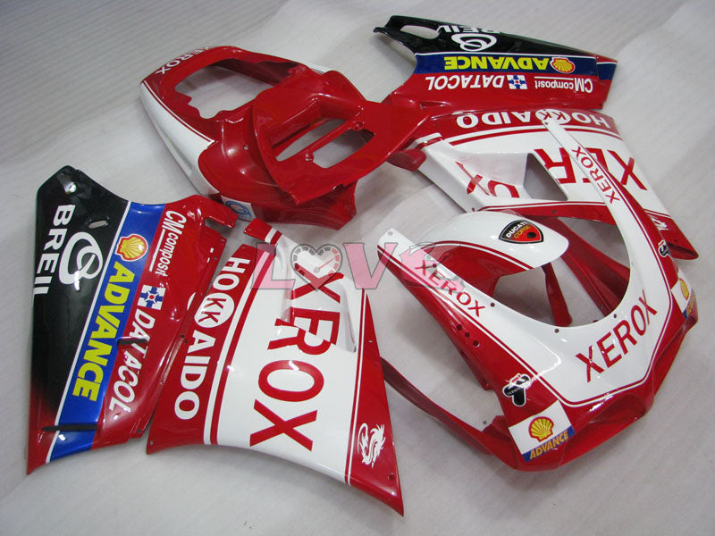 Xerox - Red White Fairings and Bodywork For 1999-2002 996 #LF5630