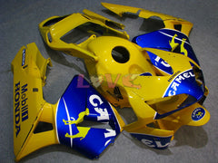 Camel - Yellow Blue Fairings and Bodywork For 2003-2004 CBR600RR #LF7621