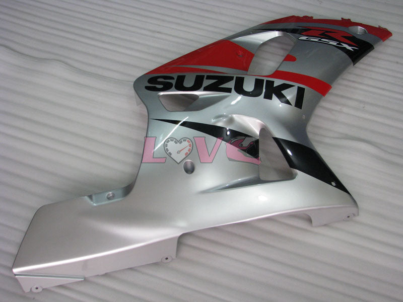 Factory Style - Red Silver Fairings and Bodywork For 2001-2003 GSX-R600 #LF4274