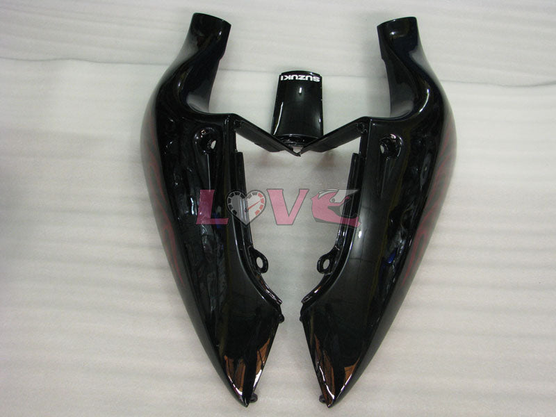 Flame - Orange Black Fairings and Bodywork For 1996-1999 GSX-R750 #LF4287