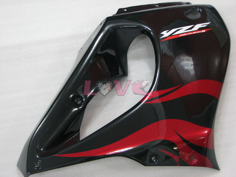 Factory Style - Red Black Fairings and Bodywork For 1997-2007 YZF1000R #LF7904