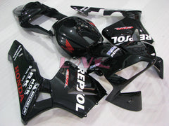 Repsol - Black Fairings and Bodywork For 2003-2004 CBR600RR #LF4464