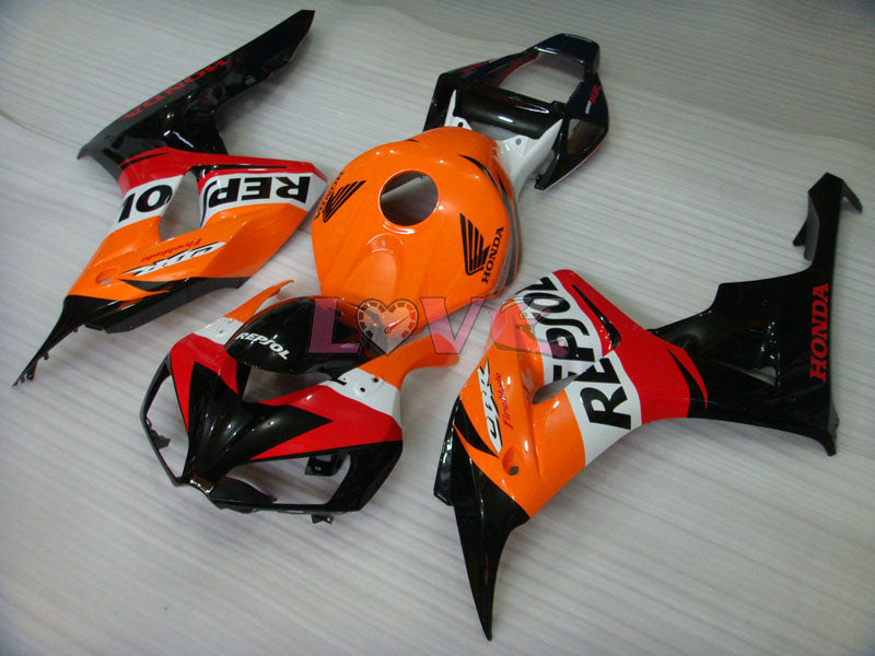 Repsol - Orange Black Fairings and Bodywork For 2006-2007 CBR1000RR #LF7187