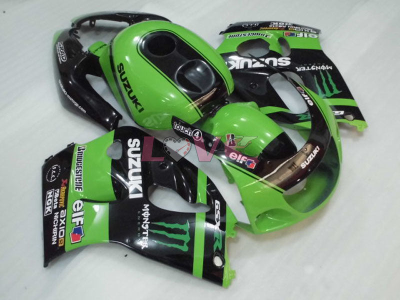 Customize - Green Black Fairings and Bodywork For 1997-2000 GSX-R600 #LF4303