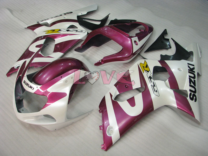 Factory Style - Purple White Black Fairings and Bodywork For 2001-2003 GSX-R600 #LF4250