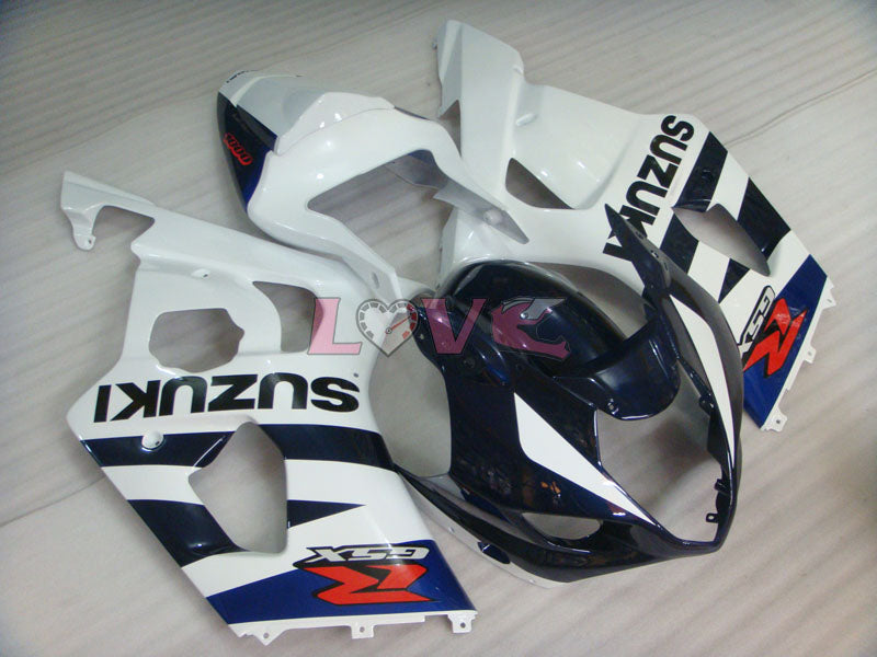 Factory Style - Blue White Fairings and Bodywork For 2003-2004 GSX-R1000 #LF5967
