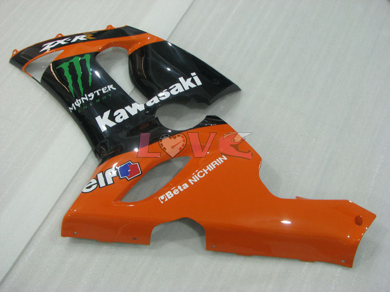 Monster - Orange Black Fairings and Bodywork For 2005-2006 NINJA ZX-6R #LF3311