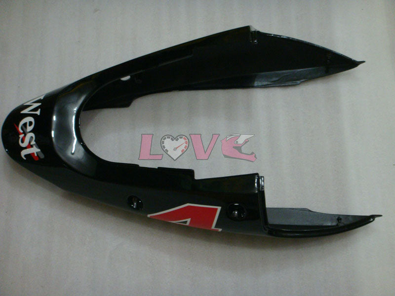 West - White Black Fairings and Bodywork For 2000-2001 NINJA ZX-12R #LF4868