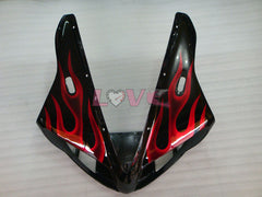 Flame - Red Black Fairings and Bodywork For 2002-2003 YZF-R1 #LF3594