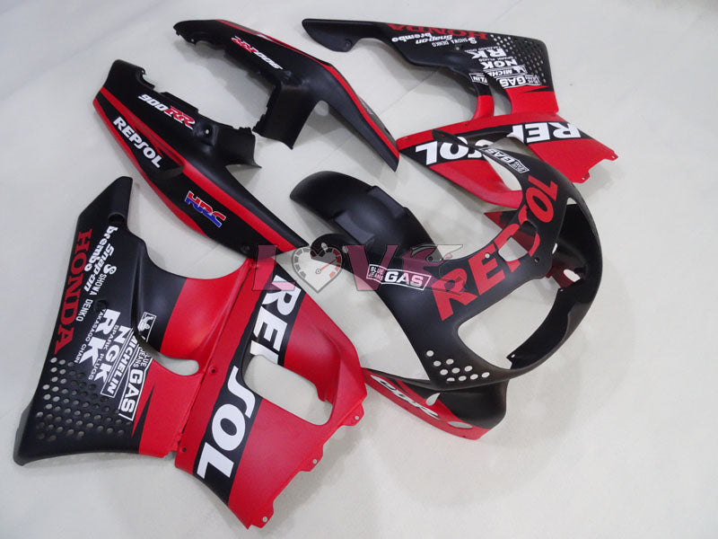 Repsol - Red Black Fairings and Bodywork For 1994-1995 CBR900RR #LF3006