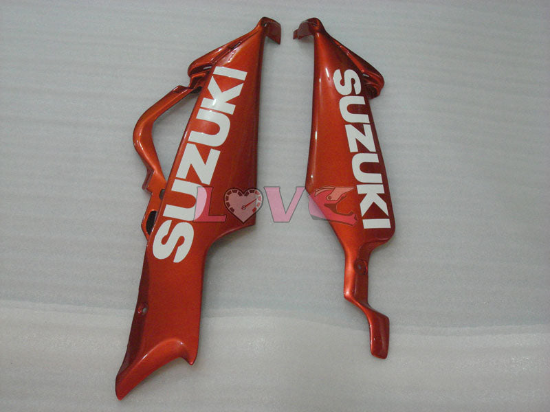 Flame - Orange Black Fairings and Bodywork For 2006-2007 GSX-R750 #LF6548