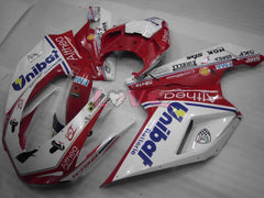 Unibat - Red White Fairings and Bodywork For 2007-2009 1098 #LF3138