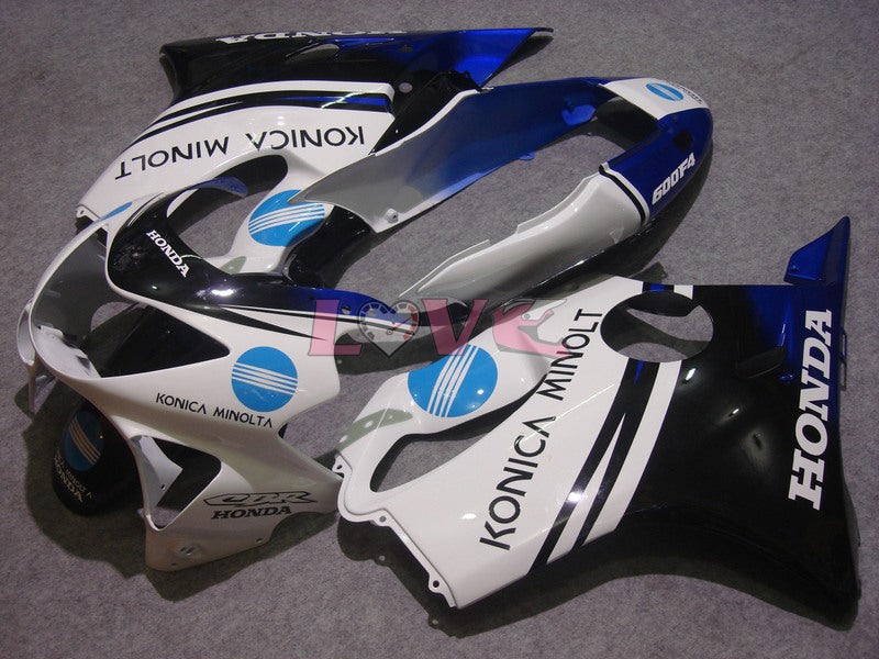 Konica Minolta - Blue White Fairings and Bodywork For 1999-2000 CBR600F4 #LF7707