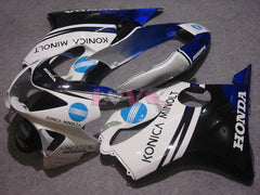Konica Minolta - Blue White Fairings and Bodywork For 1999-2000 CBR600F4 #LF7707