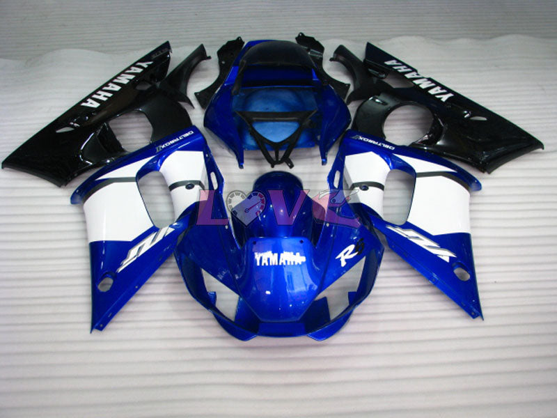 Factory Style - Blue Black Fairings and Bodywork For 1998-2002 YZF-R6 #LF3350