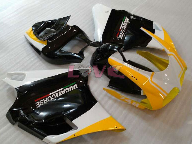 Factory Style - Yellow White Black Fairings and Bodywork For 1994-1998 916 #LF3177