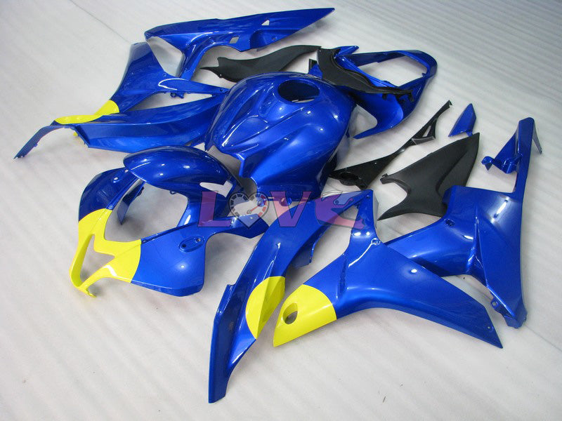 Factory Style - Yellow Blue Fairings and Bodywork For 2007-2008 CBR600RR #LF7414