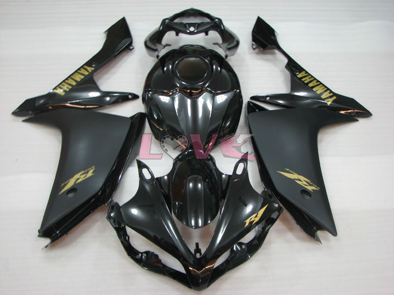 Factory Style - Black Matte Fairings and Bodywork For 2007-2008 YZF-R1 #LF3657