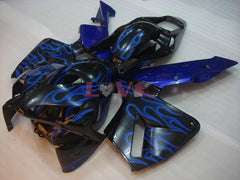 Flame - Blue Black Fairings and Bodywork For 2003-2004 CBR600RR #LF4454
