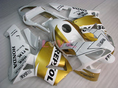 Repsol - White Gold Fairings and Bodywork For 2003-2004 CBR600RR #LF5332