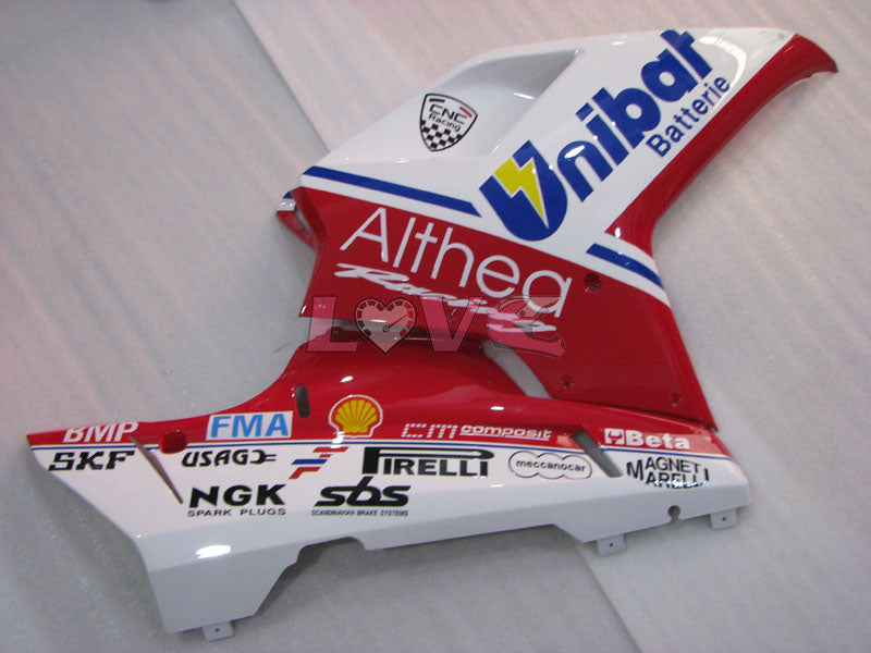 Unibat - Red White Fairings and Bodywork For 2009-2011 1198 #LF3106