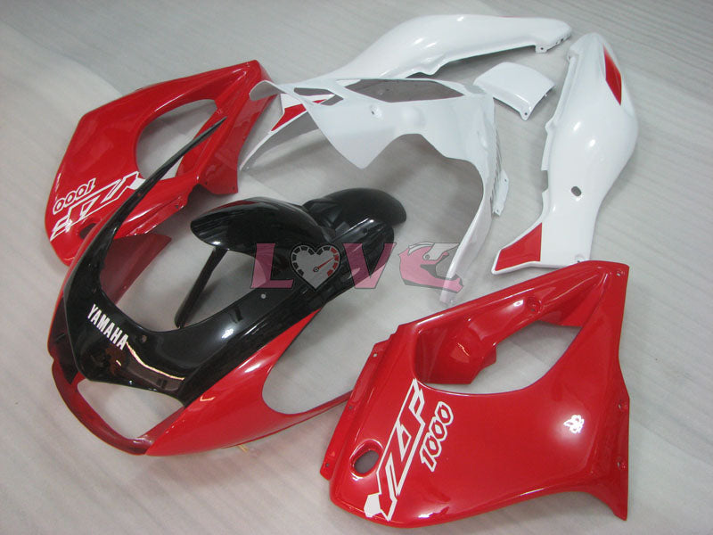 Factory Style - Red White Black Fairings and Bodywork For 1997-2007 YZF1000R #LF7903